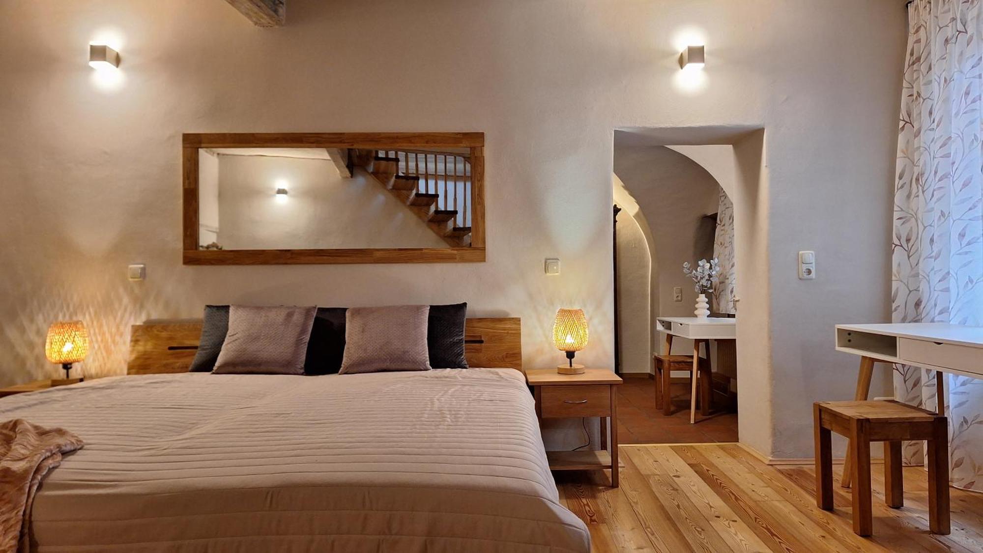 Stadtpalais Familien-Suite 4 Zimmer Mit Galerie Maximal 6 Personen เบาท์เซน ภายนอก รูปภาพ