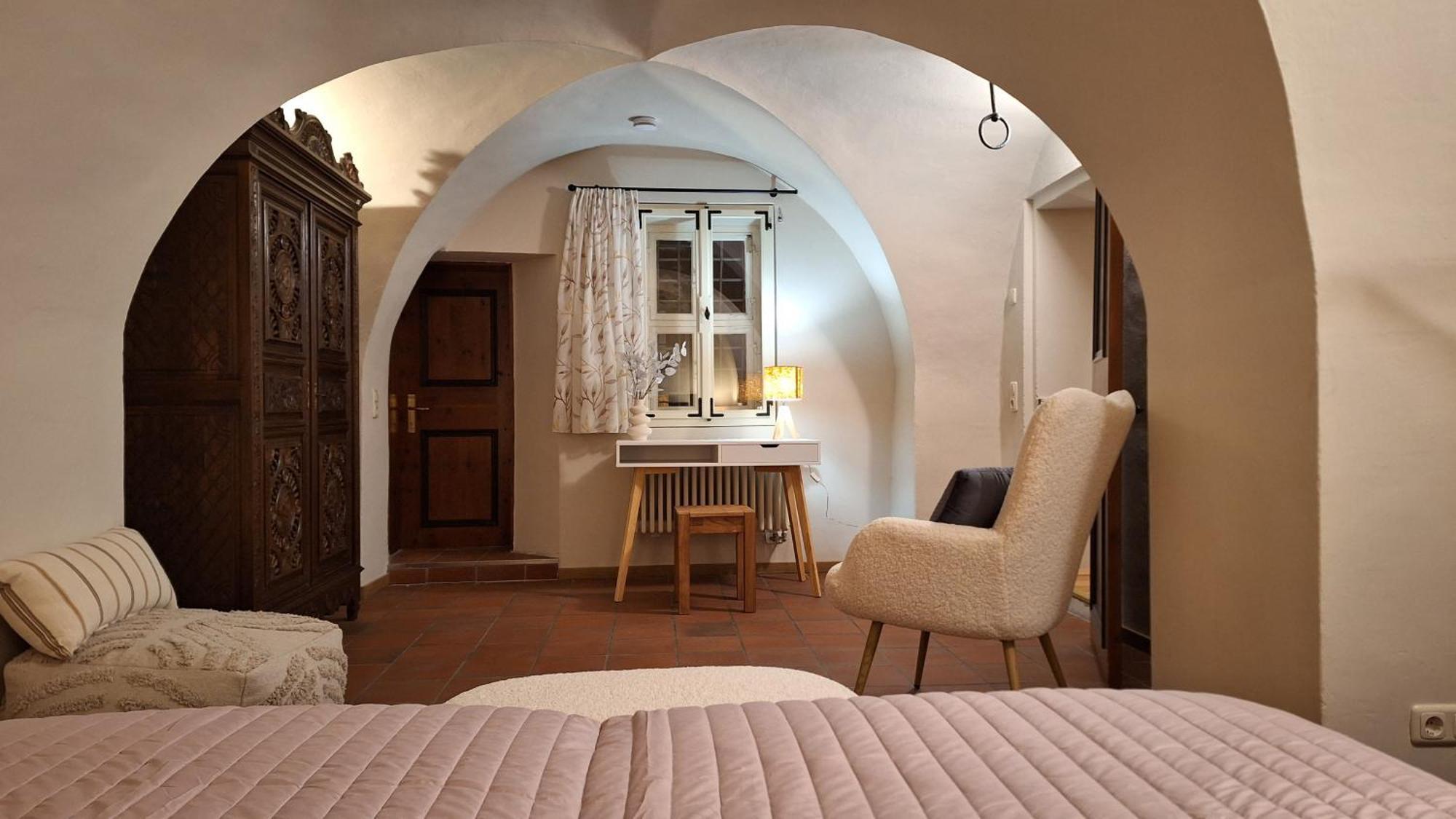 Stadtpalais Familien-Suite 4 Zimmer Mit Galerie Maximal 6 Personen เบาท์เซน ภายนอก รูปภาพ